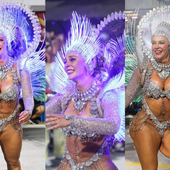 Corpo real, fantasia exuberante de LED e muita emoção: 30 fotos da despedida de Paolla Oliveira da Grande Rio