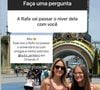 Rafaella Justus ‘vai passar o aniversário só com amigas e minha sobrinha Bruna Pinheiro em Orlando!’, contou Ticiane Pinheiro