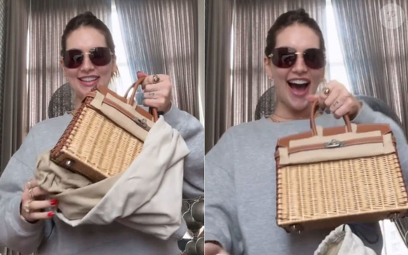 Segundo uma pessoa próxima à Virgínia, a influnciadora e sua sócia, Samara Pink, costumam comprar bolsas de luxo em um brechó de alto-padrão