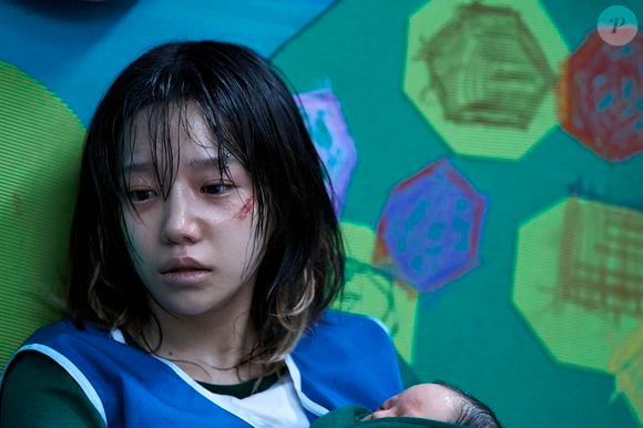 Jo Yu-ri foi Jun-hee (222) em 'Round 6', a personagem grávida que dá à luz no meio dos jogos