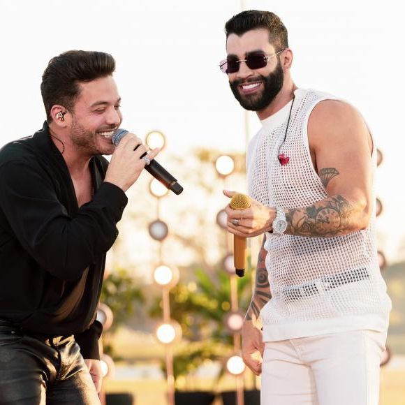 Gusttavo Lima e Wesley Safadão ligaram para o colunista Leo Dias e apresentaram diferentes versões para a briga