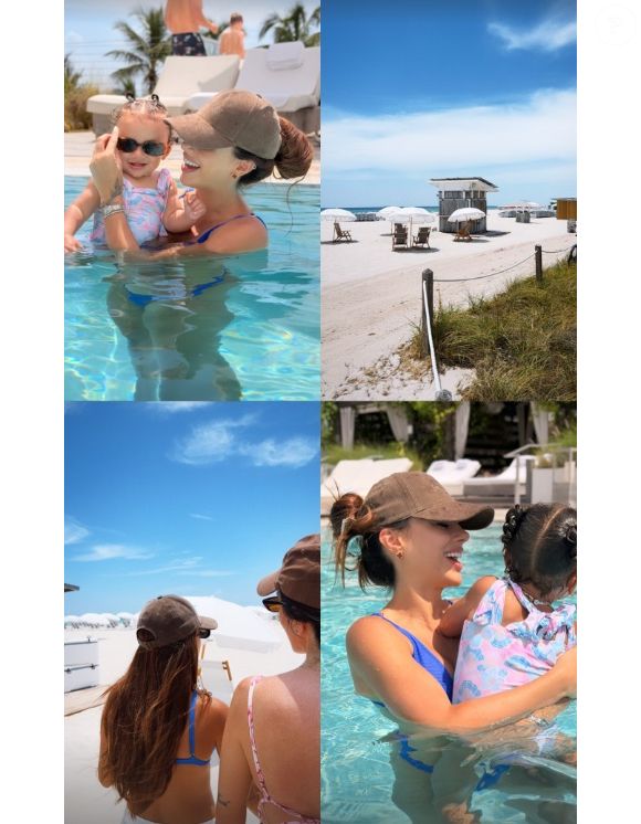 Bruna Biancardi, grávida da 3ª menina, teve momento de lazer com as filhas, Mavie e Mel