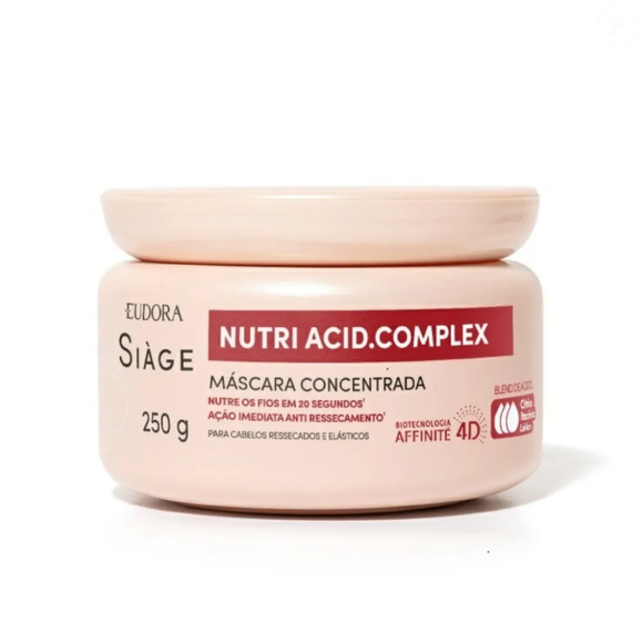 A Eudora Nutri Acid Complex ocupa o 5º lugar e aparece como opção para cabelos opacos, com frizz e sem movimento. De acordo com Lorena Nogueira, a máscara aposta em nutrição e reposição lipídica, além de contar com um complexo de ácidos