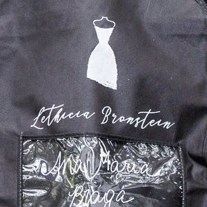 Ana Maria Braga teve vestido de noiva exclusivo da estilista Lethicia Bronstein