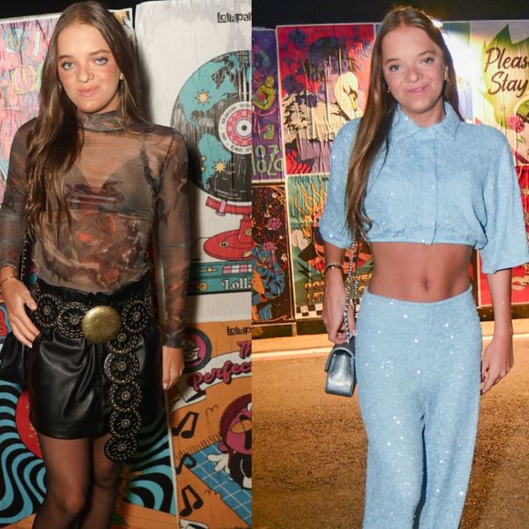 Rafaella Justus no Lollapalooza 2025: filha de Ticiane Pinheiro esbanja estilo e grifes em 1ª ida ao festival. Veja os looks e tendências!