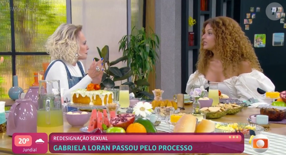Gabriela Loran conversou com Ana Maria Braga,em 13 de janeiro de 2026, sobre cirurgia: “Eu não digo que transicionei, que eu virei outra coisa, que eu me transformei. Eu digo que eu desabrochei”