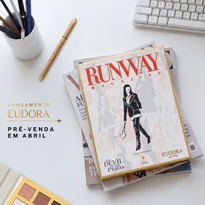 Com paleta de 35 sombras, quatro batons líquidos e delineadores exclusivos, a coleção da Eudora inspirada em "O Diabo Veste Prada" promete virar item de desejo e chega oficialmente às vendas em 11 de maio e pré-venda começa nesta quarta-feira (30)