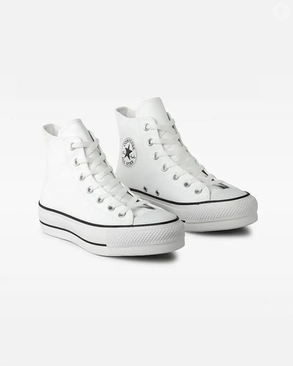 Chuck Taylor All Star Lift Branco custa R$ 419,90