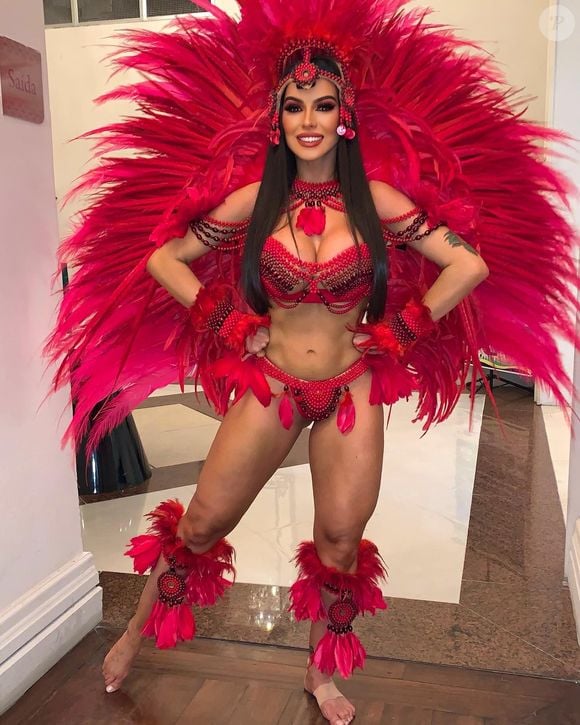 Nas primeiras publicações como musa do Boi Garantido, Tamires Assis aparece com corpo definido, mas menos volumoso