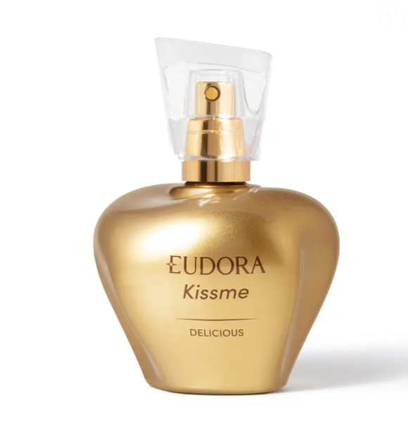 O perfume de Eudora Kiss Me Delicious Desodorante Colônia 50ml.