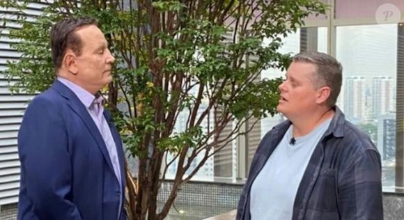 Sandrão foi entrevistado por Roberto Cabrini no 'Domingo Espetacular'
