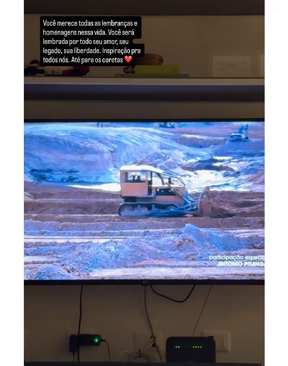 Preta Gil na abertura de 'Vale Tudo': José Gil, um dos irmãos da cantora, vibrou com homenagem da novela