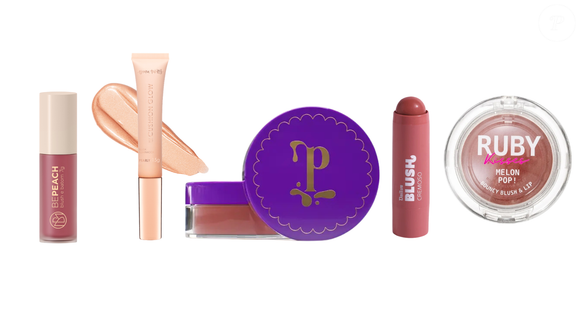 As apostas incluem o BT Cushion Glow, de Bruna Tavares, o Blush em Stick, da Dailus, o Bolush, da Pudim Beauty, o Melon Pop Bouncy Blush & Lip, de Ruby Kisses, e o Be Peach, da BM Beauty.