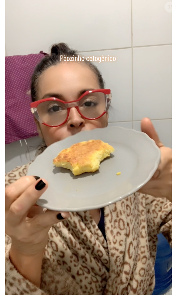 Suzy Rêgo contou que o pão pode ser consumido tanto recheado quanto sem recheio
