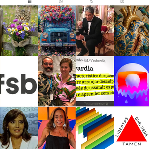 O perfil de Fabrício Marta no Instagram virou espaço para críticas a diversas personalidades da TV Globo; de gestores, como membros da família Marinho, até a apresentadores