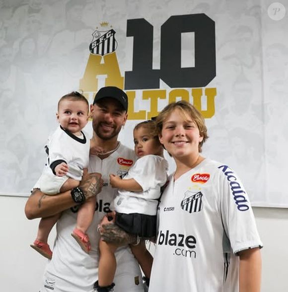 O Santos, time de Neymar, foi o tema escolhido para a festa de Davi Lucca