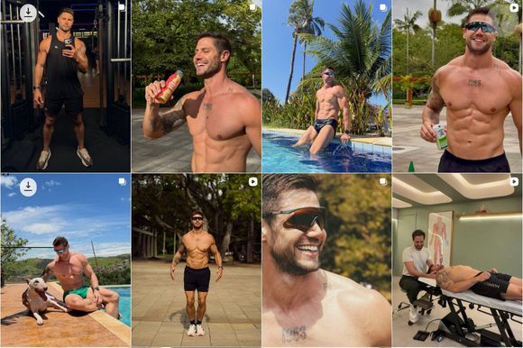 Esse é o feed do Instagram de Jonas, participante do 'BBB 26' que se sente 'objetificado' no jogo