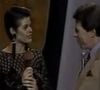 Monique Evans x Silvio Santos: apresentador disse que a atriz tinha estilo 'teatral' na entrega do Troféu Imprensa em 1988