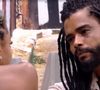Diogo Almeida e Aline deixaram claro que têm vontade de se beijar
