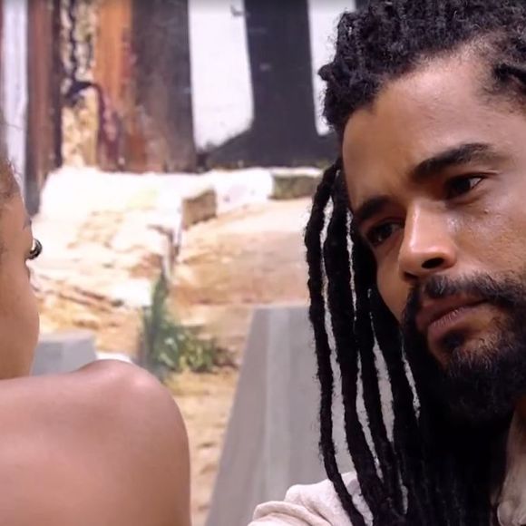 Diogo Almeida e Aline deixaram claro que têm vontade de se beijar