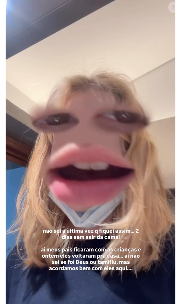 Isa Scherer revelou já ter voltado para casa, mas contou que os últimos dias não foram fáceis