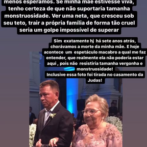 Rayssa Ângelo, outra tia de Camila Ângelo, esculachou a sobrinha nas redes sociais e chamou o casamento de ‘espetáculo macabro’
