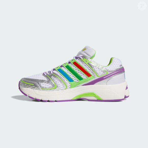 Com visual marcante e inspiração espacial, o novo tênis da Adidas leva o universo de Buzz Lightyear para as ruas