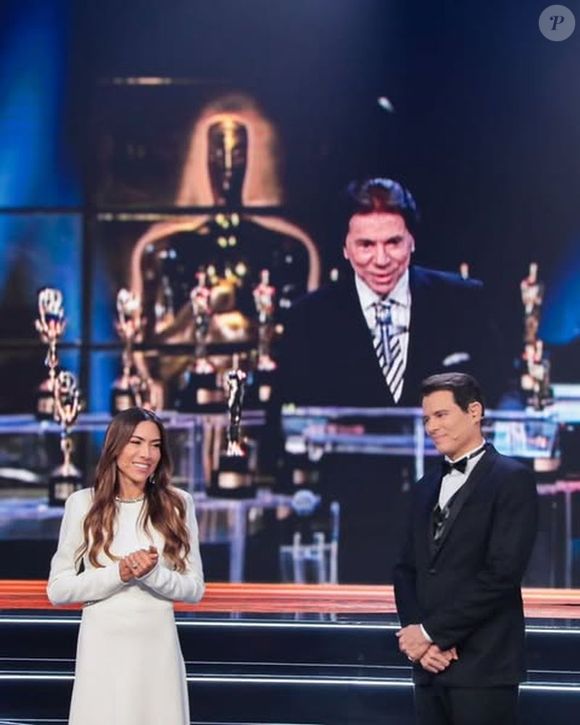 Patrícia Abravanel dedicou o prêmio ao pai, Silvio Santos