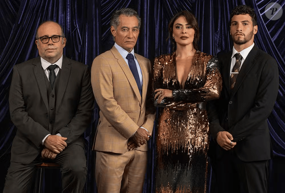 Otávio Müller, Chico Diaz, Juliana Paes e Henrique Barreira estão no núcleo da Família Fernandez na série 'Os Donos do Jogo'