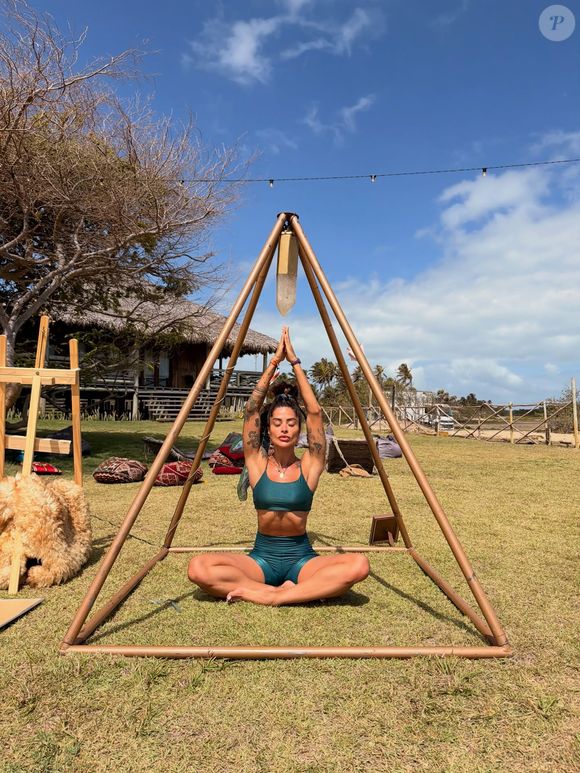 Entre os exercícios favoritos de Aline Campos estão a dança Stiletto, uma modalidade usada por estrelas do pop como Beyoncé