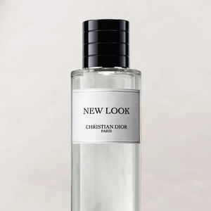 O New Look, da Dior, é uma fragrância unissex que combina aldeídos, olíbano e nuances de âmbar em uma composição descrita como contrastante e envolvente