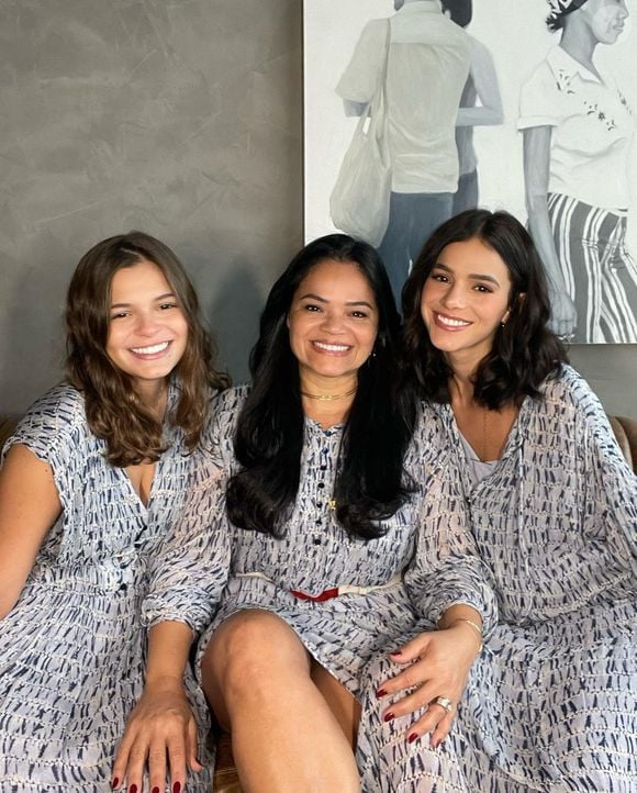 Luana Maia já estrelou ensaio com as mesmas roupas que Bruna Marquezine e a mãe, Neide Maia