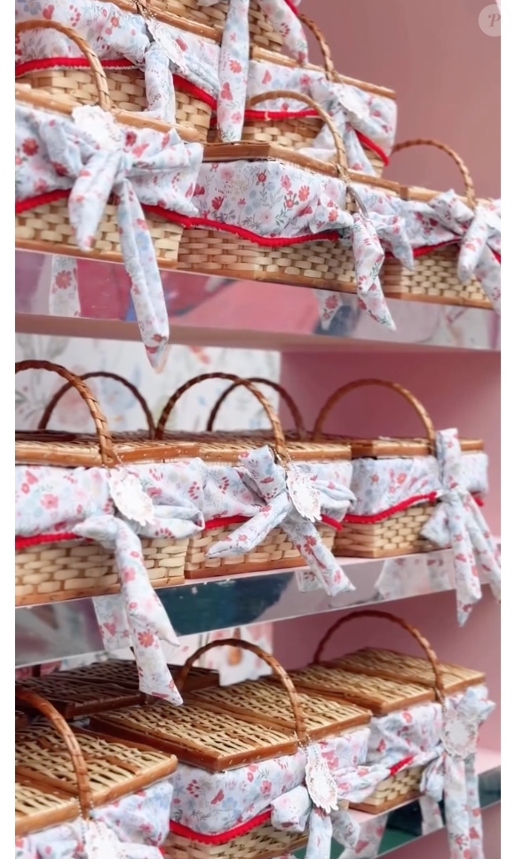 Entre os mimos estiveram até cestas personalizadas