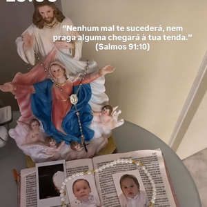 Virgínia chegou a colocar fotos dos filhos dentro da bíblia, antes de 'sumir' do Instagram por horas