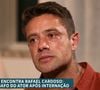 Rafael Cardoso chorou ao falar sobre seu vício em drogas e álcool