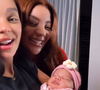 Ludmilla e Brunna Gonçalves mostraram pela primeira vez o rosto da filha, Zuri, nascida no último dia 14