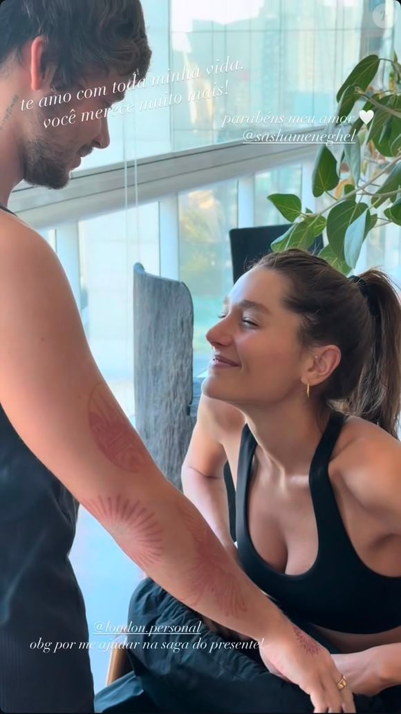 Aniversário de Sasha Meneghel ganhou destaque nas redes após João Lucas revelar o presente de luxo escolhido para a estilista