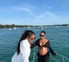 Com direito a barco de luxo e selfies apaixonadas, Ludmilla se declarou com trecho de Beyoncé: "Love on top"