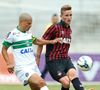 Já em 2014 e jogando na elite, Léo Pereira defendia o Atlético Paranaense