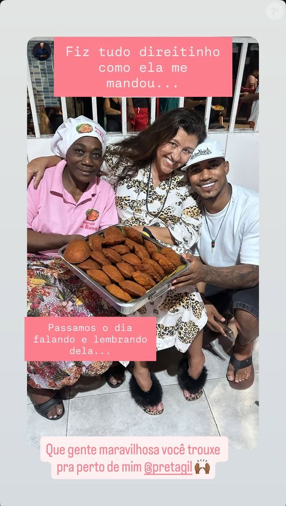 Regina Casé: ‘Fiz tudo direitinho como ela me mandou... Passamos o dia falando e lembrando dela... Que gente maravilhosa você trouxe pra perto de mim’