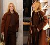 Marina Ruy Barbosa usa look monocromático marrom em livraria em São Paulo
