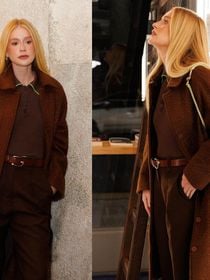 Monocromática, Marina Ruy Barbosa esbanja estilo em evento e mostra por que o marrom se tornou o novo preto em 2025