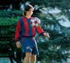 Esta é uma das primeiras fotos documentadas de Lionel Messi por agências internacionais