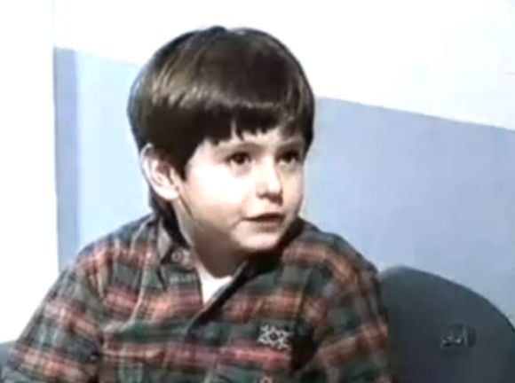 Cauê Braga em 'Chiquititas' foi Diego, filho de Fernando (Nelson Freitas Jr.) e Andrea (Bianca Rinaldi)