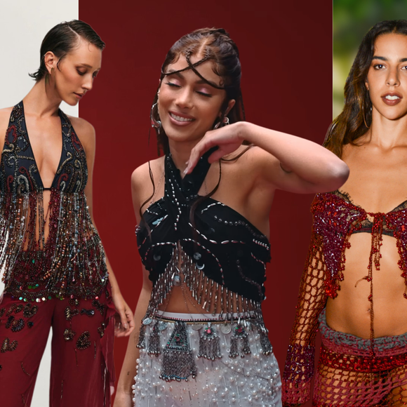 Lollapalooza 2026: 20 looks boho chic com bordados inspirado em 'Pinterest', da Anitta no projeto global 'COLORS'