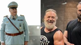 O novo e impressionante corpo de Russell Crowe aos 62 anos: após chegar aos 126 kg por filme, ator de 'Gladiador' reduz álcool na dieta, treina com campeão de wrestling e impressiona por músculos