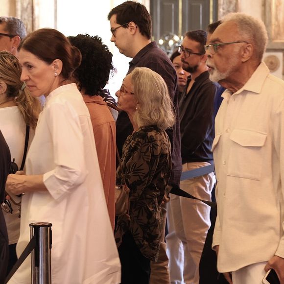 Gilberto Gil prestou as últimas homenagens à ex-mulher, Nana Caymmi