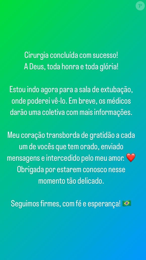 Michelle Bolsonaro tranquilizou os admiradores de Jair Bolsonaro