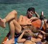 Sasha e o marido estiveram na festa de João Guilherme na fazenda Talismã