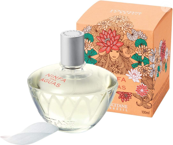 Com inspiração nas águas amazônicas, a Ninfa das Águas, da L'Occitane au Brésil, combina notas aquáticas frescas, corpo floral transparente e fundo ambarado cremoso. A composição ainda conta com extrato de Vitória-régia